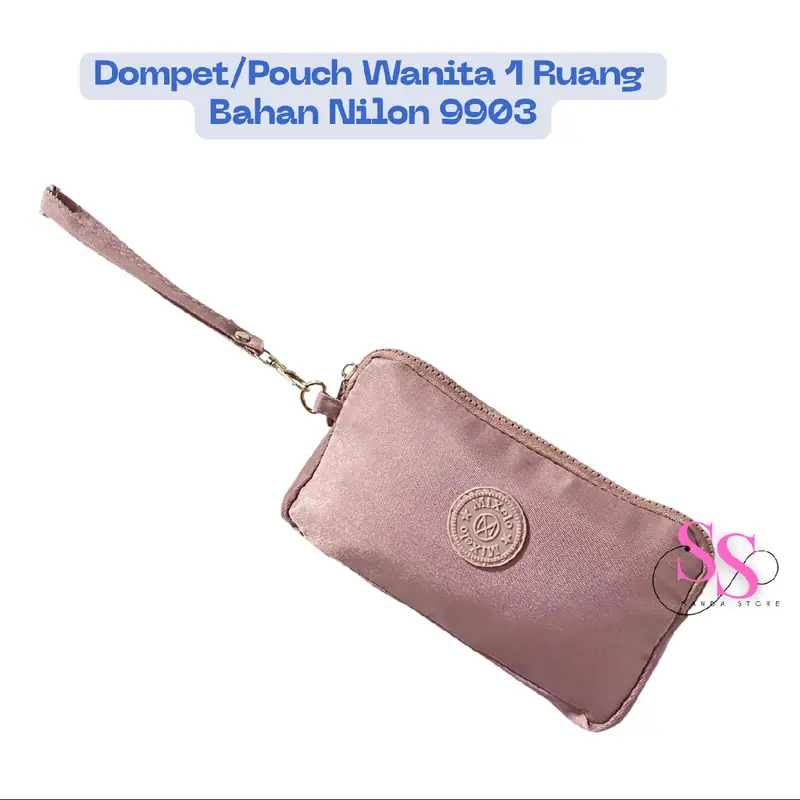 DOMPET/POUCH WANITA 1 RUANG BAHAN NILON 9903 7