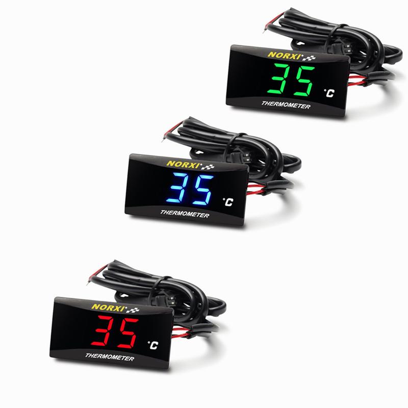 Product Introduction of Cảm biến nhiệt độ đầu xi lanh xe máy, dụng cụ kỹ thuật số hình vuông mini, cho Yamaha nmax125, đồng hồ đo Thông Dụng 12
