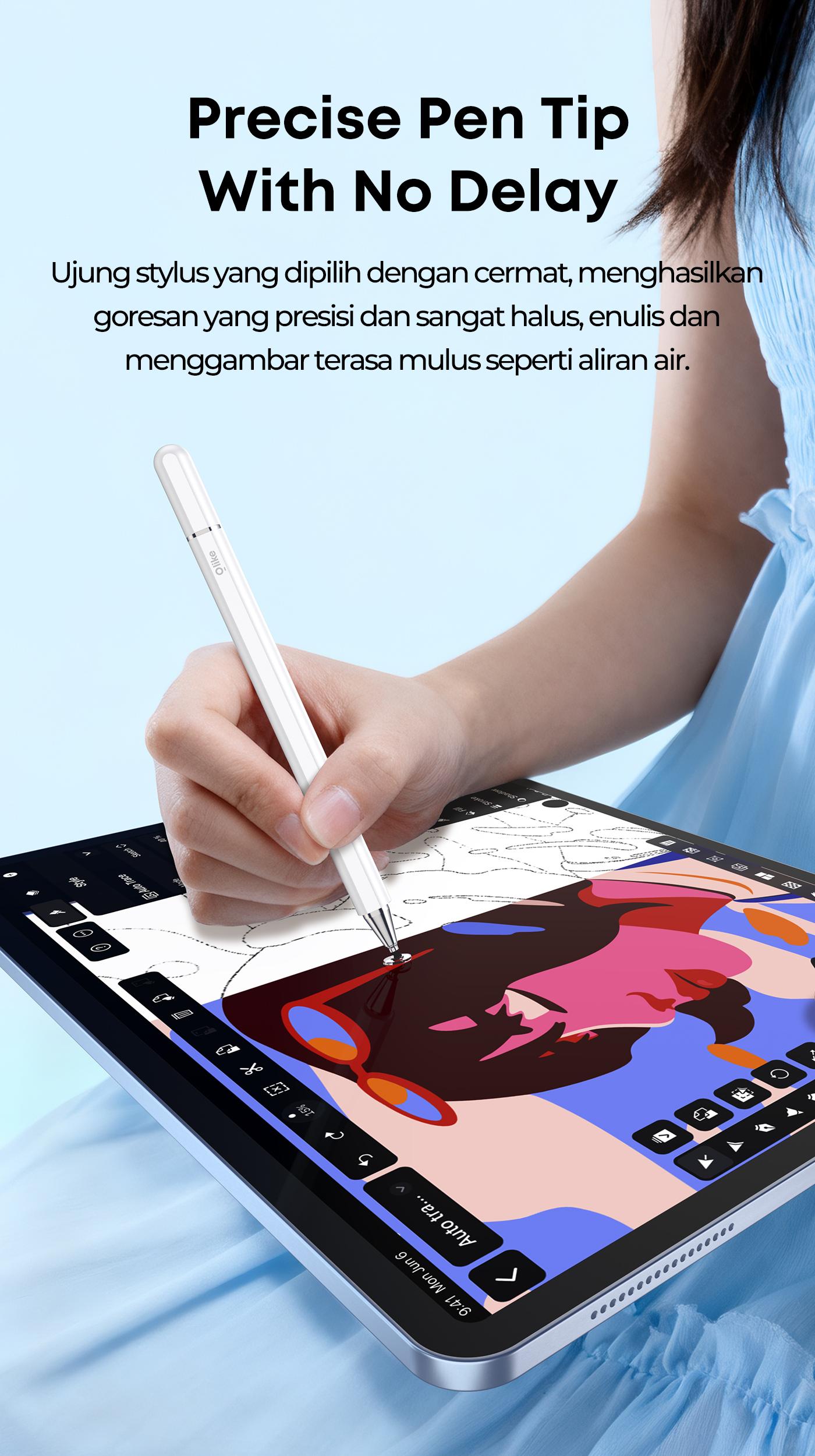 Olike Stylus Pen PN2 Universal Stylus Pensil 2 in 1 Multi Mode Magnetic Adsorption No delay Olike Stylus Pen PN2 Universal Stylus Pensil 2 in 1 Multi Mode Magnetic Adsorption No delay