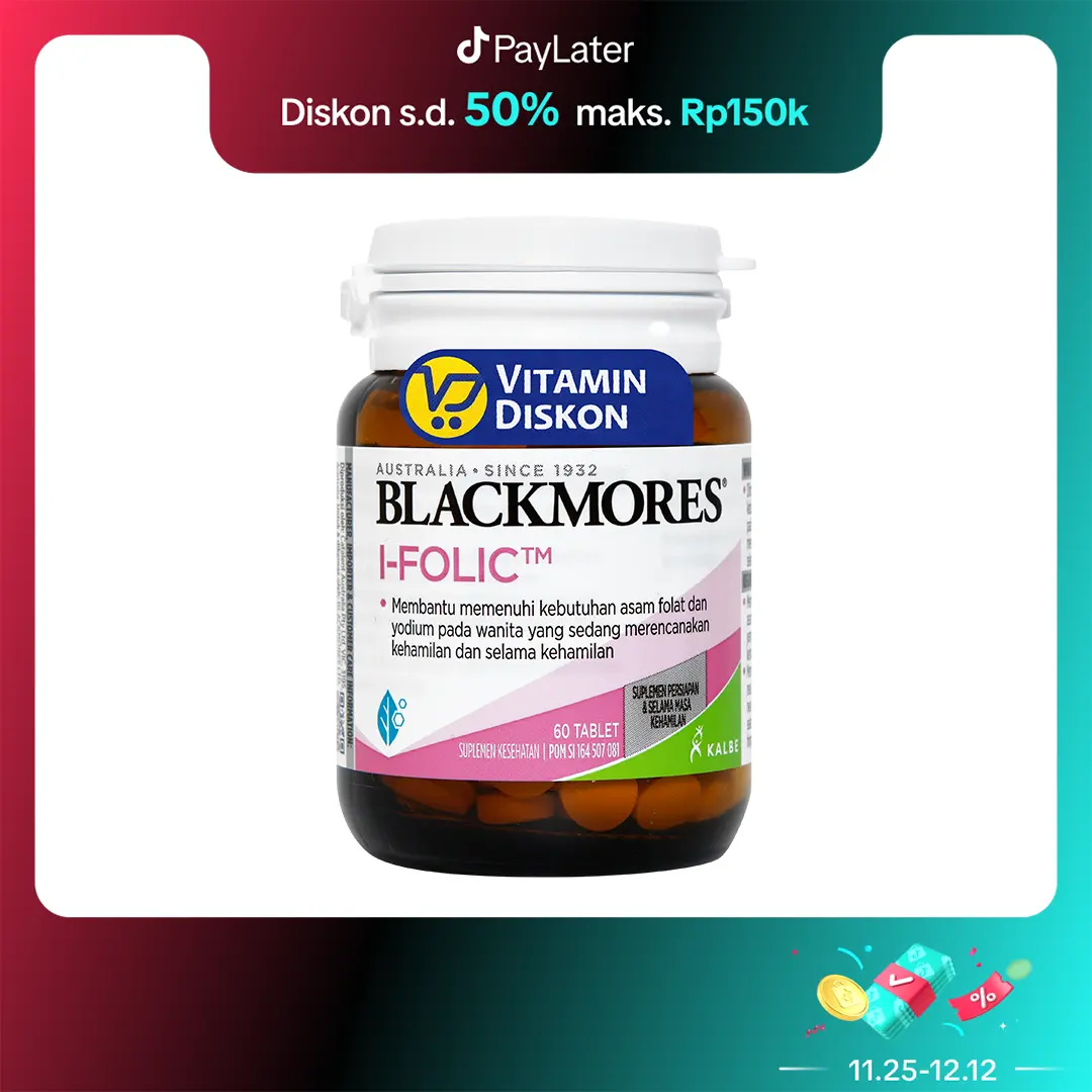 Blackmores I-Folic BPOM Kalbe - 60 Tablet