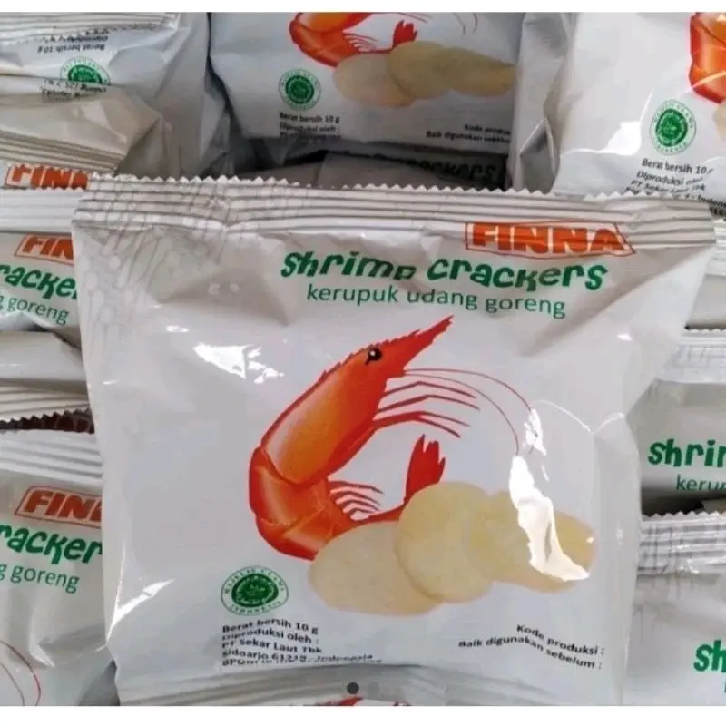 FINNA KERUPUK MATANG/KERUPUK UDANG GORENG ISI 10 SACHET