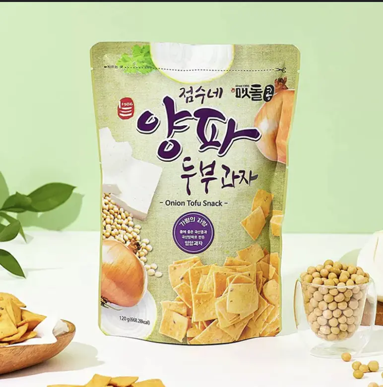 Taewoong Onion Tofu Snack 120g - Crispy Snack