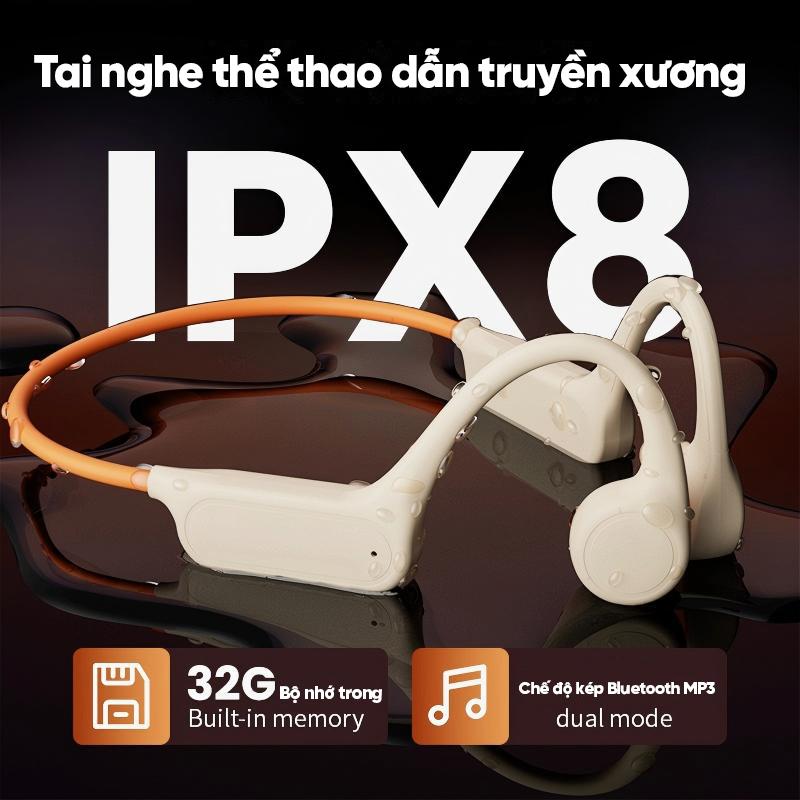 Tai nghe thể thao dẫn truyền xương X7 Ultra IPX8 chống nước chuyên nghiệp 32G bộ nhớ trong chạy đường dài bơi lội nghe nhạc chơi game đàm thoại pin siêu trâu bluetooth