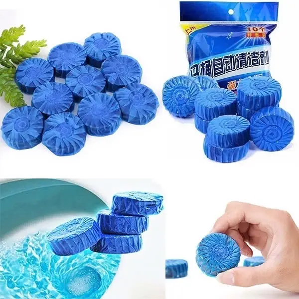 COMBO 100 Viên thả thả bồn cầu tiện lợi khử mùi Viên tẩy bồn cầu thơm sạch khuẩn tự động làm sạch tiện lợi