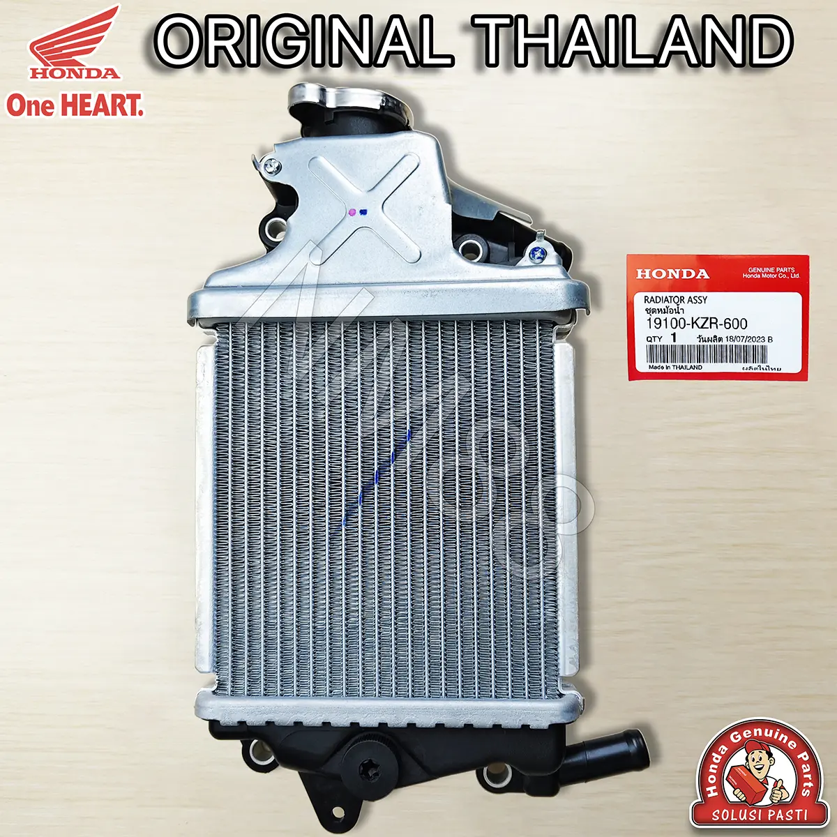 Radiator Assy Vario 125 Vario Techno 125 PCX 150 Old Vario 125 LED Original Thailand 19100-KZR-600