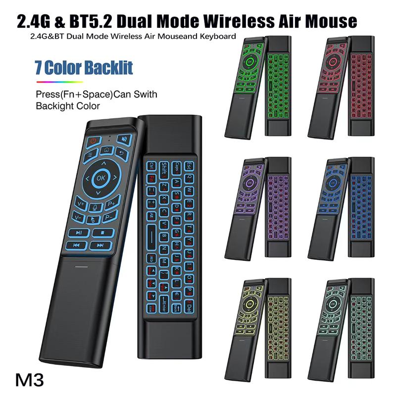 Bàn phím và chuột không dây M3 Android TV Box máy chiếu chuột không dây mini M3 bảo hành 12 tháng