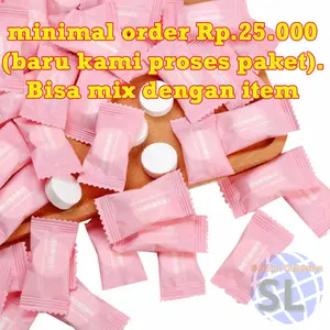 Tissue tablet/ tissue wajah basah bentuk permen towel/ traveling tissu