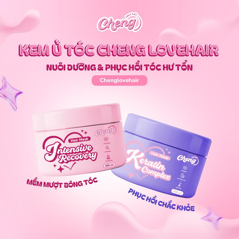 Kem ủ tóc Chenglovehair siêu mềm mượt, phục hồi tóc, hũ 300ml tiện lợi |…