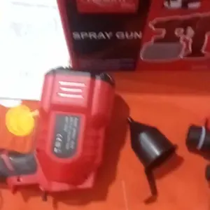 REAIM Re1200ML Electric Spray Gun 450Watt, Mesin Cat Semprot Elektrik, Alat Semprotan Cat Listrik untuk Penggunaan Rumah Tangga Kecil, Atomisasi Tinggi, Tidak Bisa Digunakan untuk Minyak, Semprotan Cat Ryu yang Efisien dan Praktis