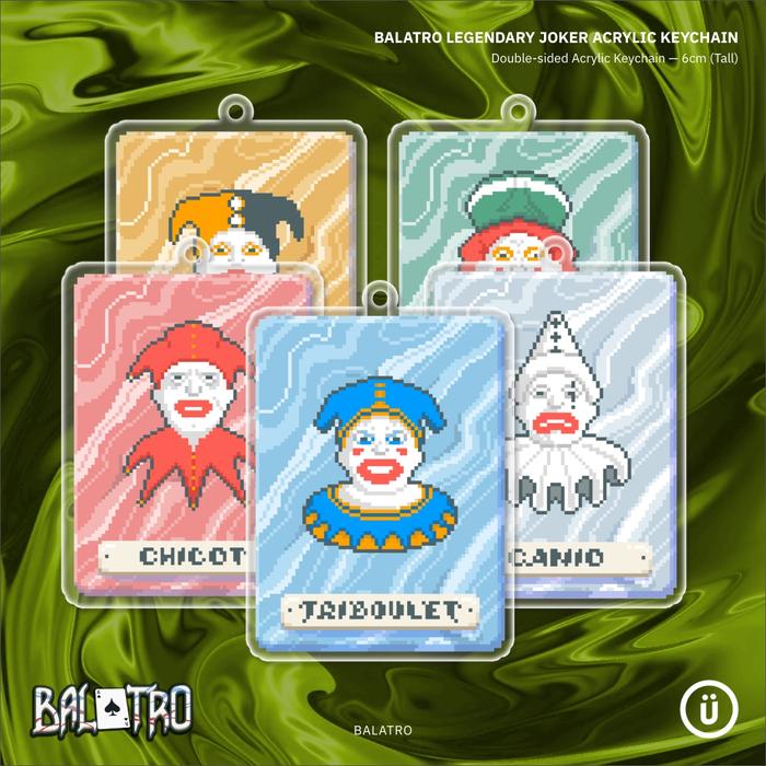Jual Balatro - Legendary Joker Double-Sided Acrylic Keychain [Fanmade ...