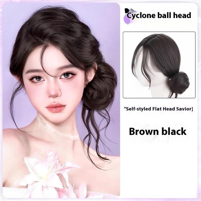 Product Introduction of Hair Bun Wig for Women, Autumn and Winter New Style, Adjustable Hair Ring, Dragon Beard Flower Bun, Hair Volume Enhancer, Hair Styling Tool, Hair Ring 3