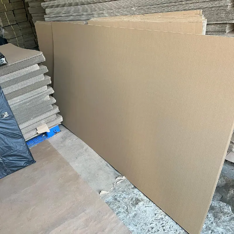 120x80 cm kardus lembaran polos double wall corrugated kraft karton dus kemasan 2