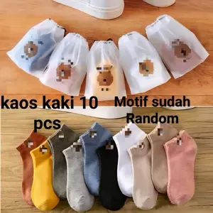 10 Pasang Kaos Kaki Wanita Kaos Kaki Motif Beruang Kaos Kaki Pendek Kaos Kaki Murah KKU 01 10 Pasang Kaos Kaki Wanita Kaos Kaki Motif Beruang Kaos Kaki Pendek Kaos Kaki Murah KKU 01