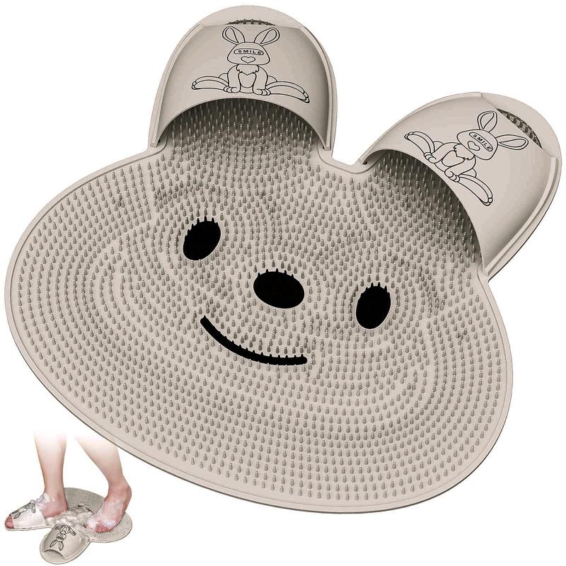 Rabbit Foot Massager Foot Rub Bathroom Foot Washing Mat Wall - TikTok ...