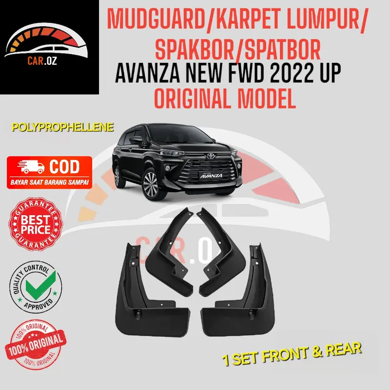 Mudguard/Karpet Lumpur/Spakbor/Spatbor Toyota New Avanza% Daihatsu New Xenia  2022 Up Fwd Original Model 0
