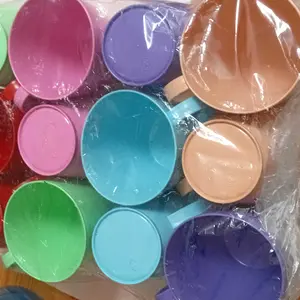 [ISI 12 PCS] Cangkir Hokky 300ML Alam Indah Mug Minum Plastik - BPA Free - Kitchenware Minuman