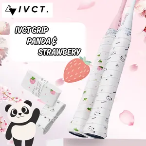 IVCT Grip Motif Panda / Strawberry Karet Badminton Tennis Padel Original