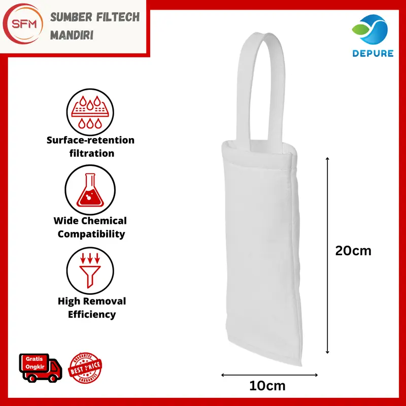 Depure Filter Air Keran / Filter Kran Air Sumur / Kain Saringan Penjernih Air / Filter Saringan Toren / Tandon Air 3