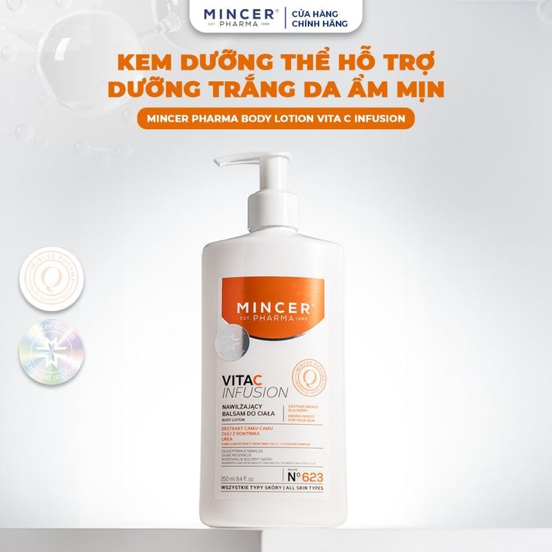 Kem Mincer Pharma Vita C Infusion Body Lotion Dưỡng Trắng & Chống Lão Hoá -…