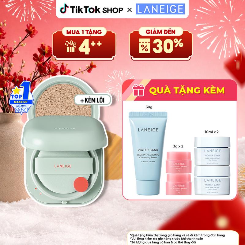 HOT DEAL Phấn nước trang điểm siêu nhẹ che khuyết điểm mịn lì LANEIGE NEO Cushion Matte 15gx2 Kèm lõi thay thế Cosmetic Mỹ Phẩm Women