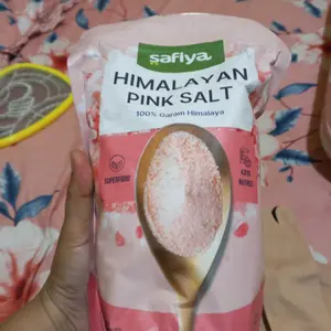 Garam Himalaya 1 Kg Safiya Himalayan Pink Salt Penyedap Rasa Natural Non Rafinasi