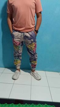 Product Review of Jr Cloth ~ Celana Panjang Pria Motif Abstrak Sport from R**O P**A H**I ❤**🩹 2