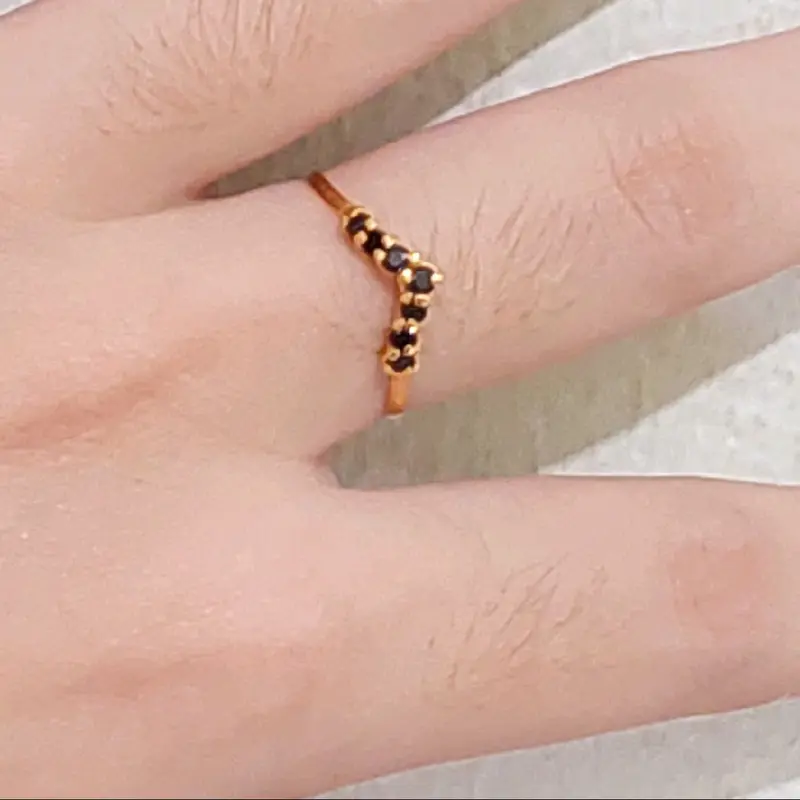 Cincin fuji warna mata tujuh 0,5 gram 2