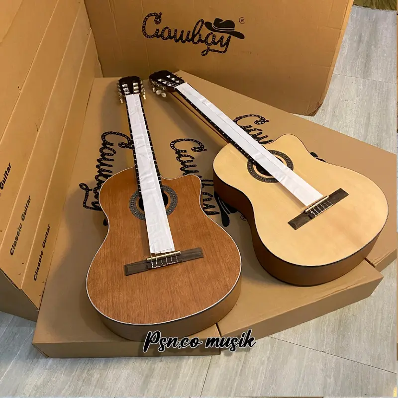 COWBOY ORIGINAL Gitar Akustik Klasik CGC 100 NA NS Free Packing Kayu 1