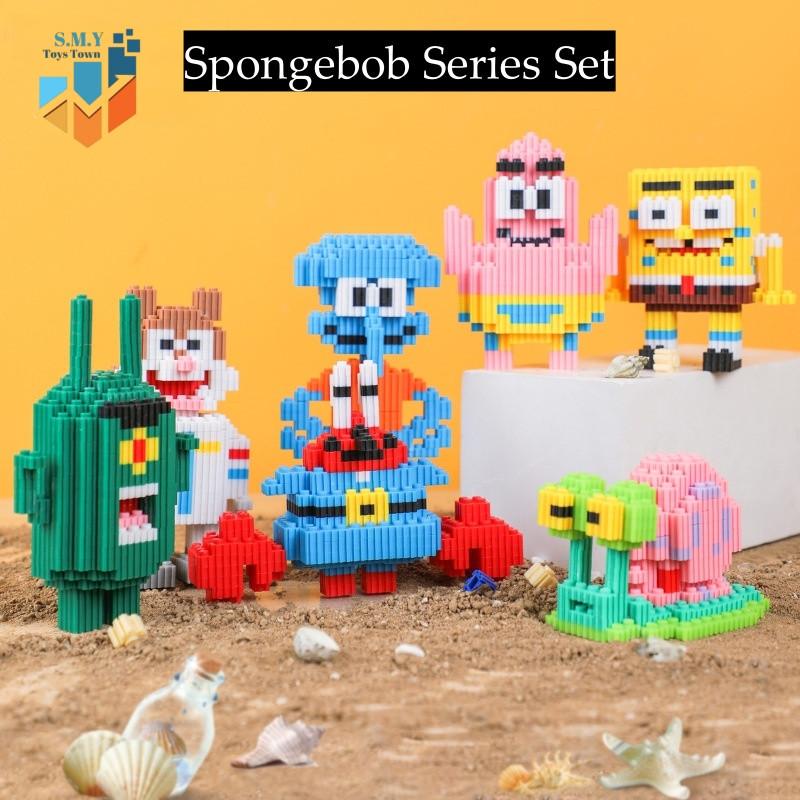 Original Special Set Nano Blocks 1SET Karakter Animasi Mini  3D Model, Mainan Blok Susun, Blok Konstruksi DIY, Dekorasi Hiasan Karakter Animasi, 1