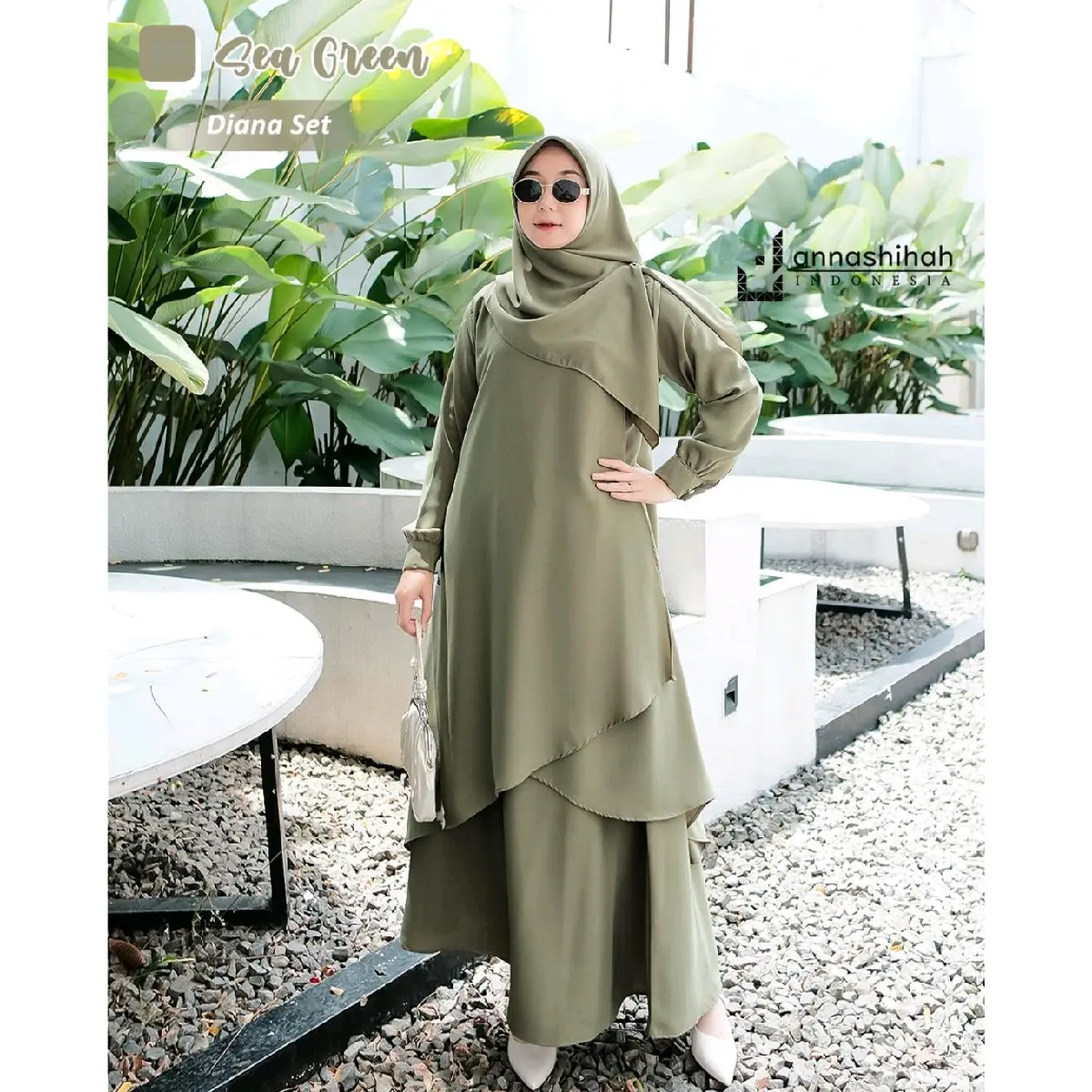 DIANA SET ROK BY ANNASHIHAH /TUNIK & SKIRT/ DIANA ONESET TUNIK MALAY YORIS BEST PREMIUM