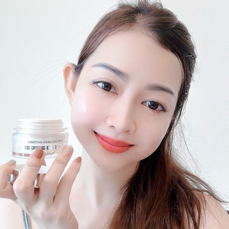  KEM FACE CYCY Collagen HỖ TRỢ SÁNG DA CĂNG BÓNG GIỮ ẨM  chất kem lotion 20g  Skincare Dưỡng Ẩm Da Chăm Sóc Da Làm Đẹp Da Women Nữ 