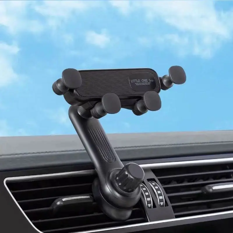 Giá Đỡ Điện Thoại Di Động Xoay 360 ° Cho Xe Hơi, Giá Đỡ Điện Thoại Trọng Lực 2024 Mới, Kẹp Điều Hướng Cửa Thoát Khí Đặc Biệt 3