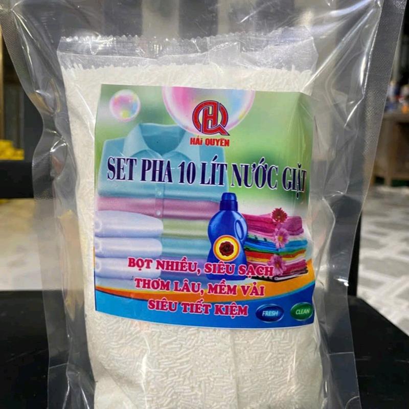  Bột pha nước giặt 10 lít hương thơm ngát làm sạch quần áo chăn mền hiệu quả tiết kiệm chi phí trọng lượng 0,9kg sản phẩm Việt Nam 