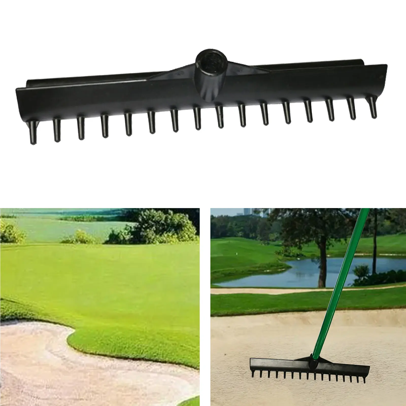 Personal Golf Sand Bunker Rake Head Standard Professional Sand Trap ...