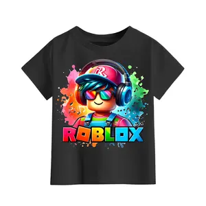 Kaos Anak Unisex Roblox Gang Bahan PE Halus Sablon DTF Fashion Warna Tahan Lama Ukuran S-XXL Ideal untuk Jalan-jalan dan Aktivitas Sehari-hari