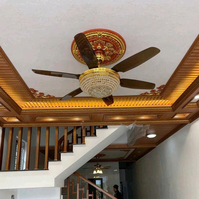 Quạt Trần 6 Cánh Nhựa ABS Điều khiển Từ Xa Bảo Hành 6 Năm