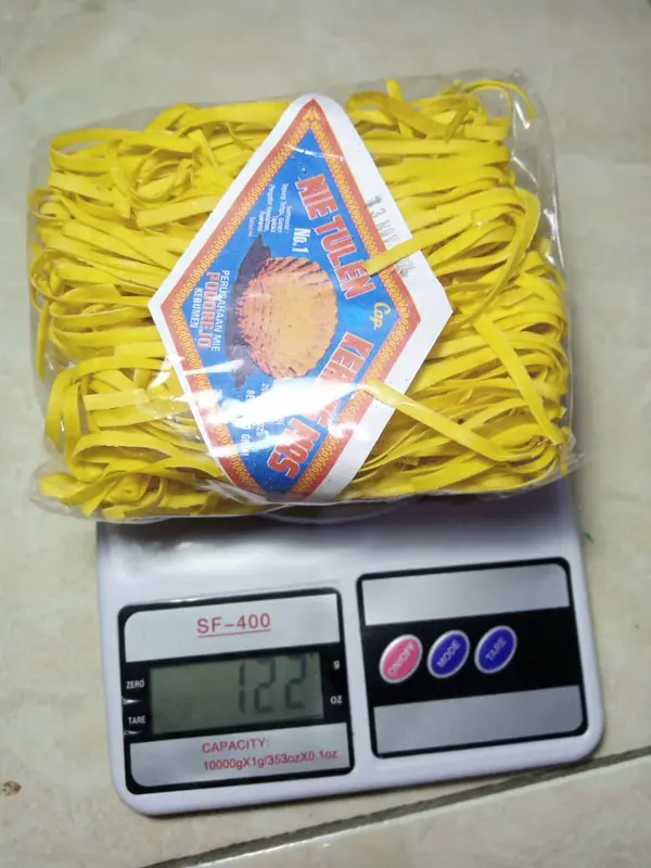 Mie Kuning Kering Cap KERANG MAS Mie Tulen Jadul Khas Kebumen 120gram 4