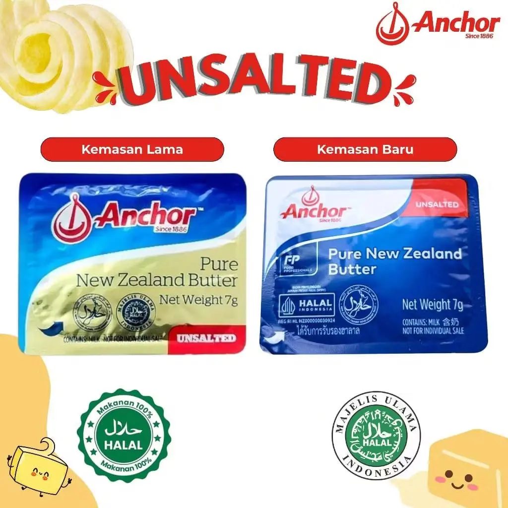 20 PCS | ANCHOR MINIDISH / BUTTER ANCHOR UNSALTED MINIDISH
