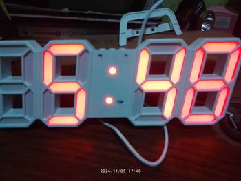 Product Review of Jam Dinding Digital LED 3D Modern/ Jam Dinding Digital / Jam Dinding LED / Jam Dinding Estetik / Jam Meja Led Digital + SUHU / Jam Meja Led from S**a A** f**s 0