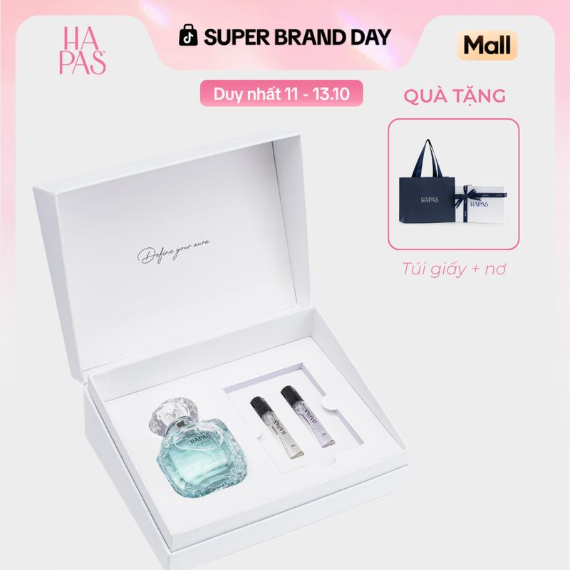 [BST UNIVERSE OF NOTES] Bộ Quà Tặng Fresh Glow Nước Hoa Nữ HAPAS Ocean Veil Eau de Parfum 30ML