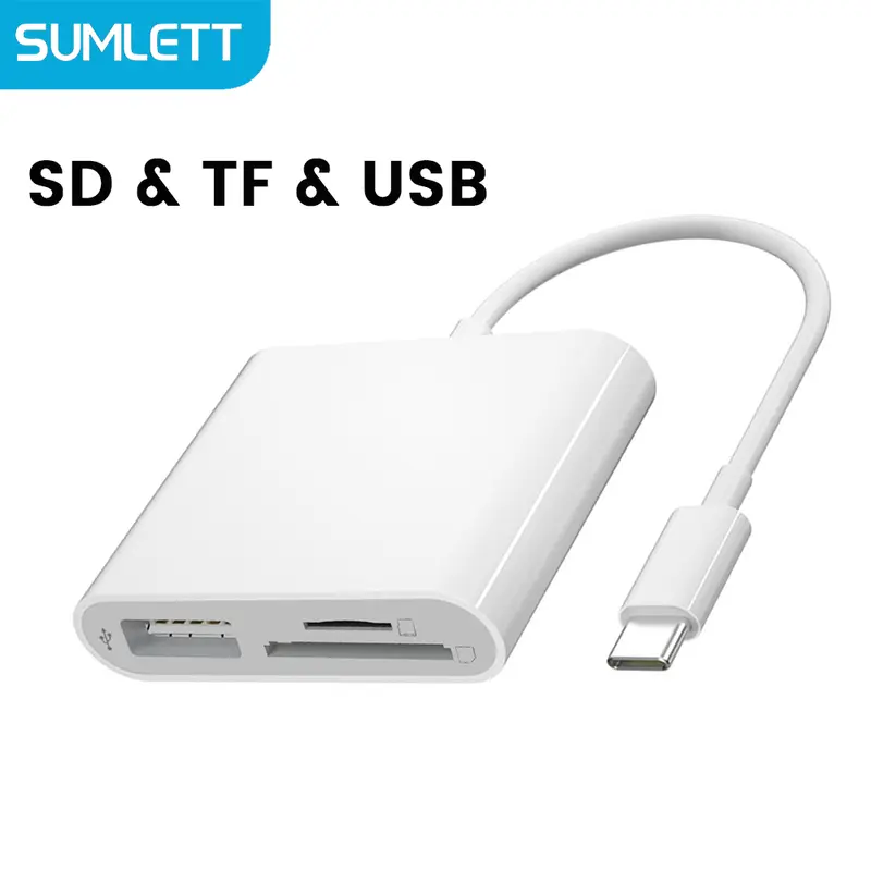 Penyesuai Pembaca Kad SD Jenis C USB, Penyesuai Kad Memori USB - TikTok ...
