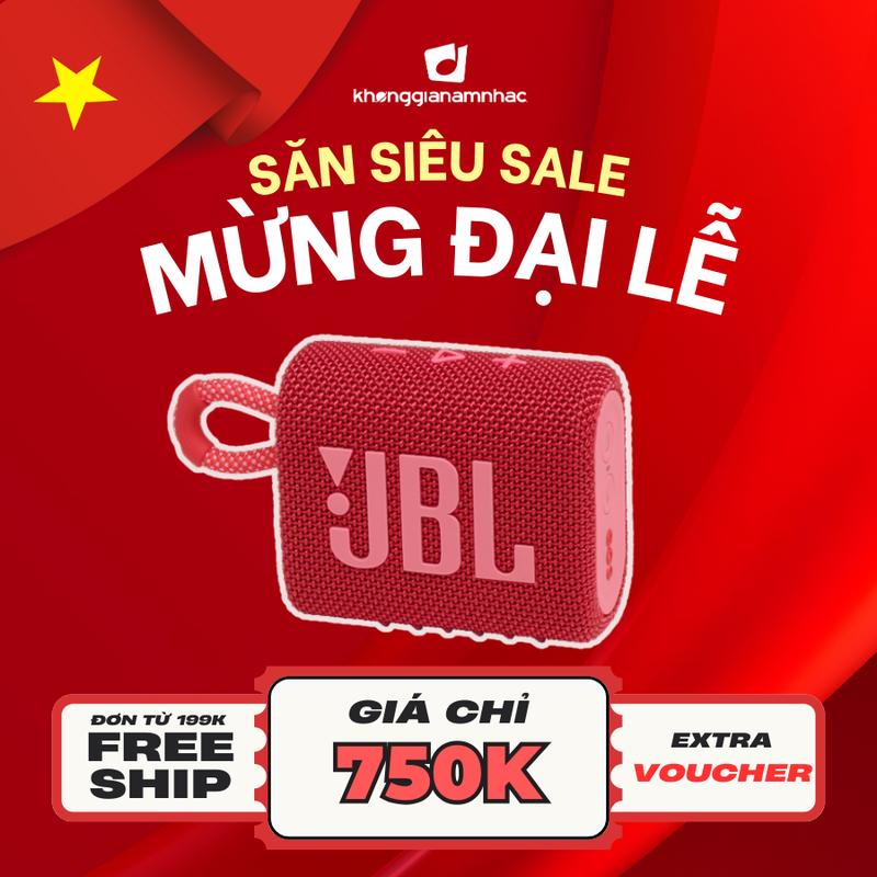 Loa Di Động Bluetooth Mini JBL Go 3- Nghe Nhạc, Củ Loa, Nhỏ gọn, Chống nước