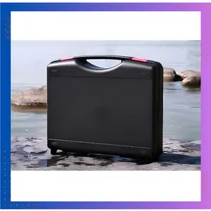 TOOHR Kotak Perkakas Multifungsi Storage Tool Box with Spons - 551FX, Kotak Perkakas Plastik dengan Spons Perlindungan, Ruang Luas & Pengunci, Cocok untuk Peralatan Elektronik dan Fotografi