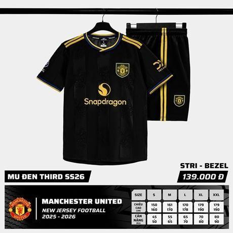 Có in Tên-Số MU ĐEN 2025 26 *Mờ U* Xanh Dương Bộ Đồ Thể Thao in Theo Yêu Cầu sân nhà MỚI - vãi MÈ HÀN Trivend Cao Cấp - Áo Đen Quần Đen 2025 - NOBI SPORT - Áo Bóng Đá Đồ Đá Banh - Nam Nữ Unisex - Thoáng Mát Unisex Trang hục TOP SPORT 2025