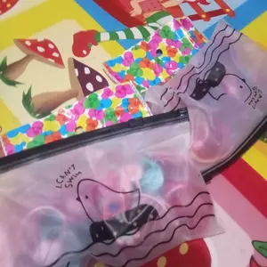 50 pcs ikat rambut anak bahan karet warna warni lucu Fashion