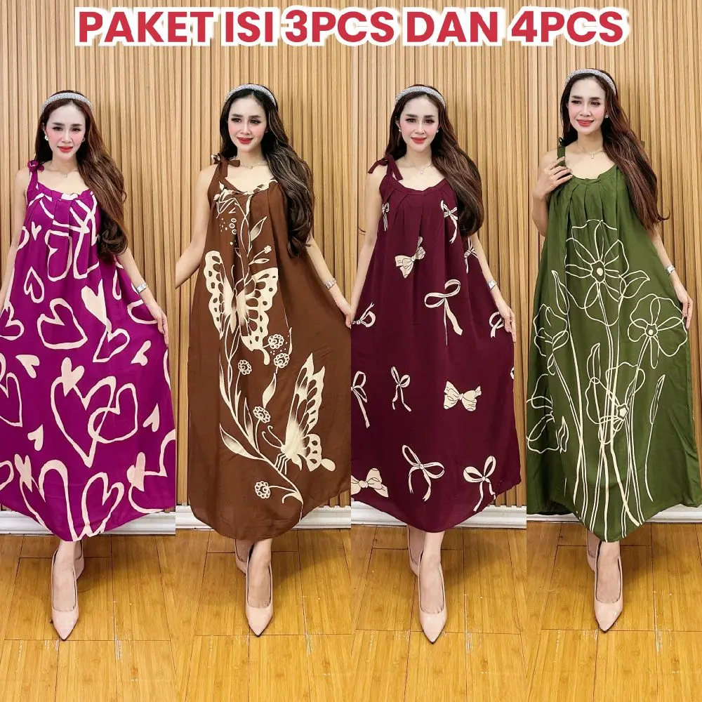 (100RIBU DAPAT 3), Daster Yukensi Cantik DASTER VIRAL, DASTER terbaru Rayon Dress Tidur Bumil Motif