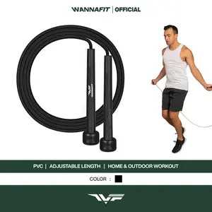 WANNAFIT Skipping PVC | Lompat Tali | Alat Olahraga Rumah