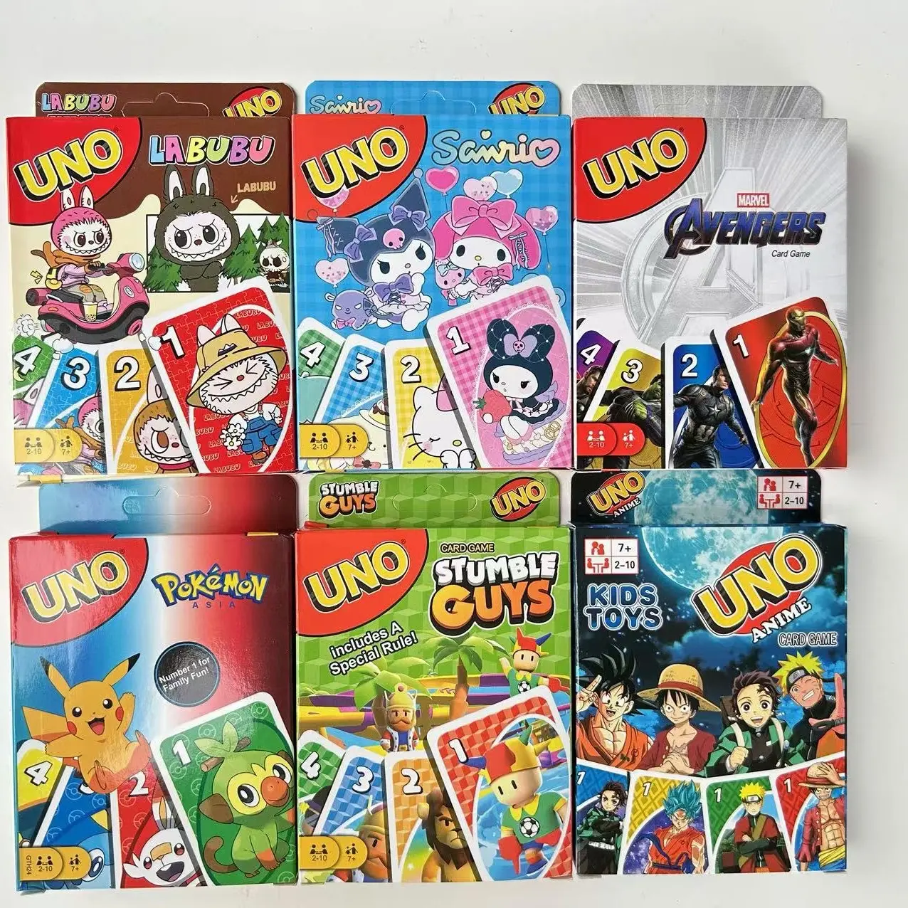 Cartoon Series Adorable Cartoon Playing Game Card Family Game