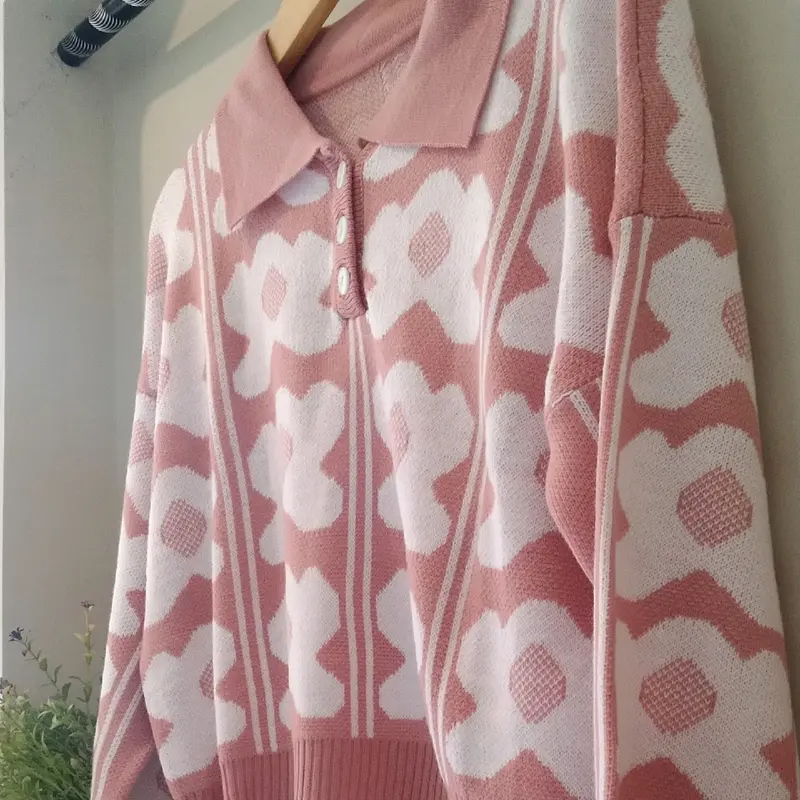 Flover cardi crop knitted by yumnanofficial 3