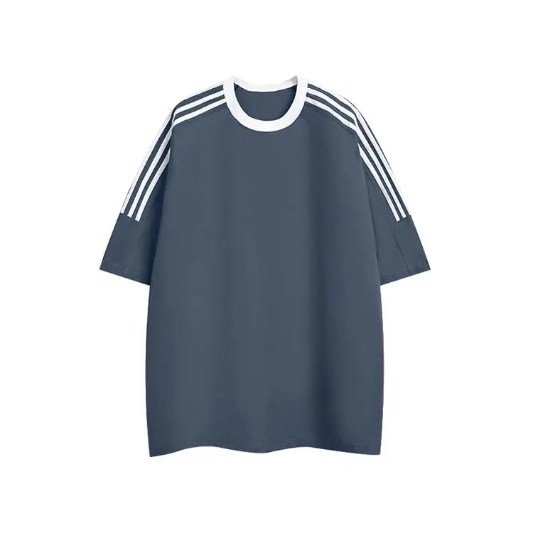 Discover Comfort: Singapore-Exclusive Cotton Raglan T-Shirts Streetwear Top Menswear Casual Man Short Sleeve